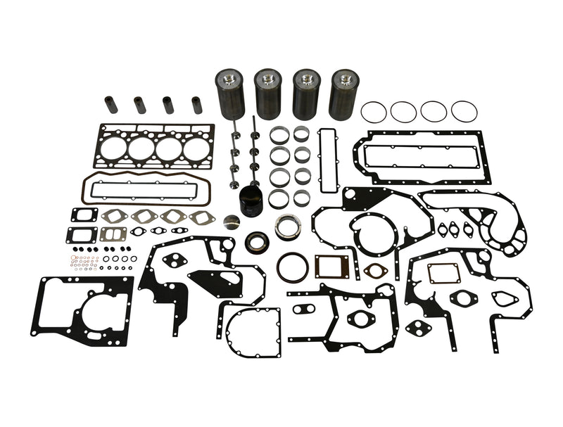 Motorreparatursatz IHC D-206 Motor – mit Kolben & Laufbuchsen von Kolbenschmidt – passend für Traktoren IHC / Case IH 554, 624, 644, 654, 733, 740, 3230