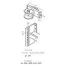Anhängekupplung Sauermann HS 1600-1 KU 38 Zugmaul automatisch, W 311, Ø 38 mm