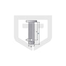 Oberlenkerbolzen Kat. 2 135 mm 100254