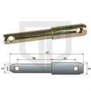 Unterlenker Stufenbolzen Steckbolzen Kat. 2-1 22 - 28 mm 100275