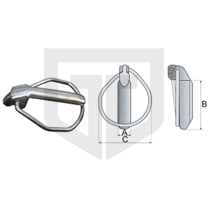 Spezial Klappstecker 16,0 mm 100291