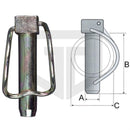 Rohrklappstecker 16,0 x 70 mm 100304